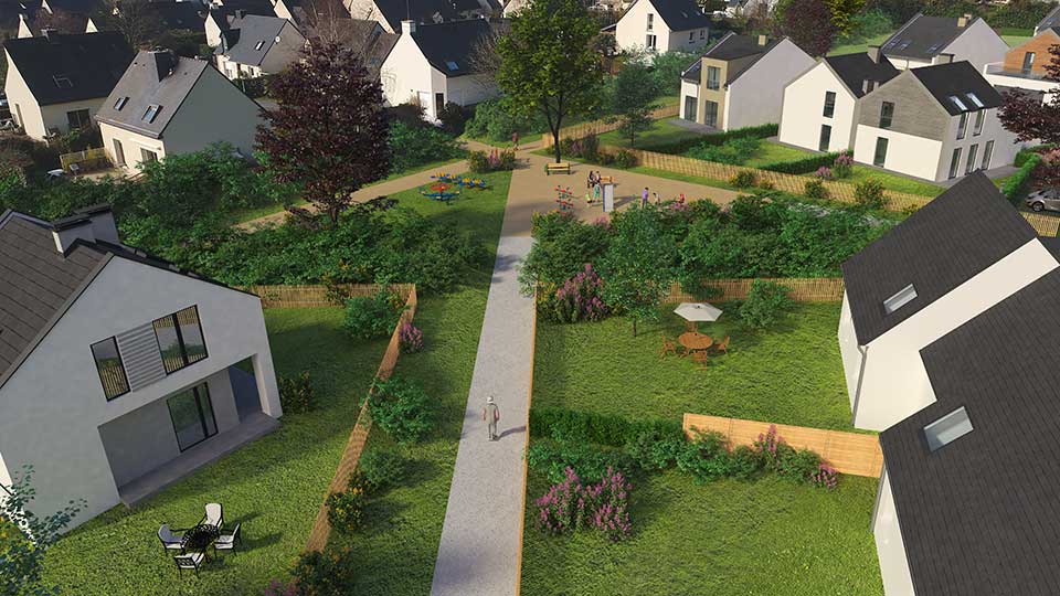 Lotissement Les Allées de la Loirie à Brécé (35) - Lamotte Aménageur Lotisseur