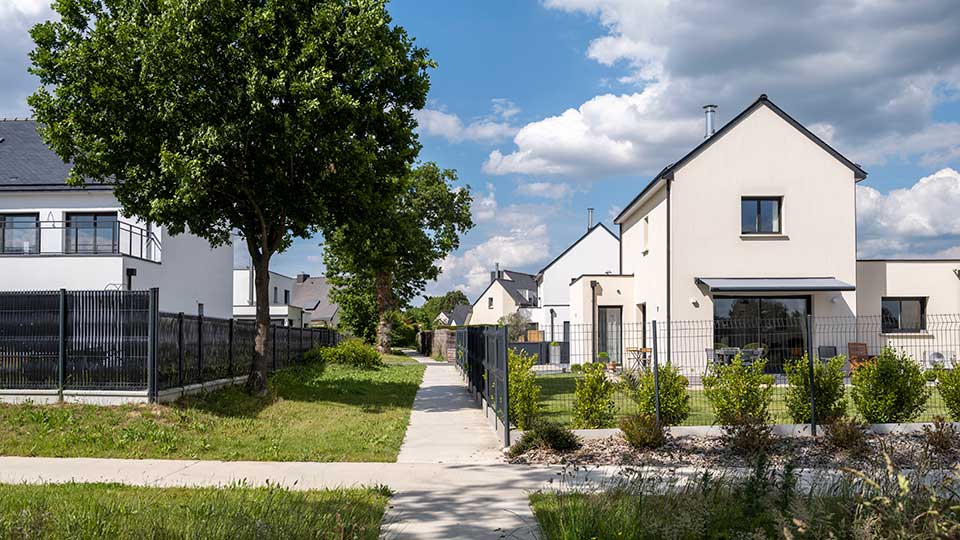 Lotissement Carré Villeneuve à Saint-Grégoire (35) - Allée - Lamotte Aménageur Lotisseur