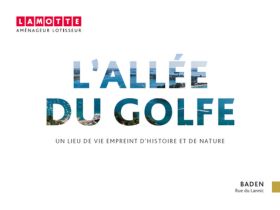 Terrain à construire - L'Allée du Golfe à Baden (56) - Plaquette commerciale - Lamotte Aménageur Lotisseur