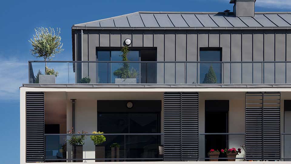 Programme immobilier neuf - Le Parnasse à Rennes (35) - Zoom terrasse - Lamotte