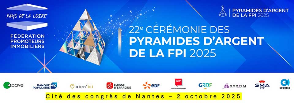 Concours organisé par la FPI Pays de la Loire - Les Terrasses à Châteaubriant, Pyramide d'Argent 2025 - Affiche - Lamotte