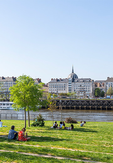 Résidence services étudiants - Kleezi | Île de Nantes à Nantes (44) - Vue de quartie 1 - Lamotte