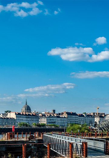 Résidence services étudiants - Kleezi | Île de Nantes à Nantes (44) - Vue de quartier 3 - Lamotte