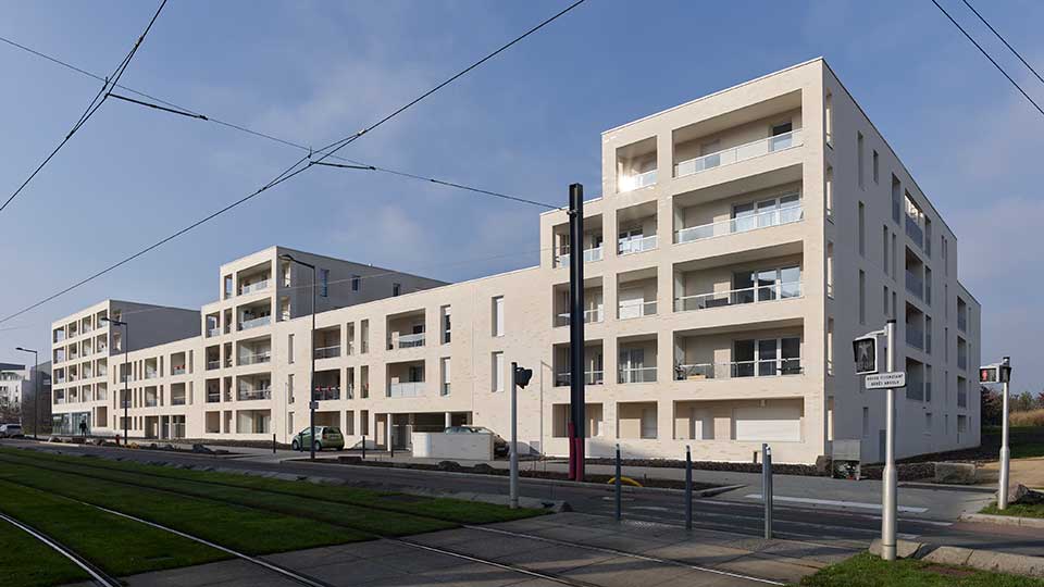 Programme immobilier neuf - Horizon Park à Angers (49) - Vue d'angle - Lamotte