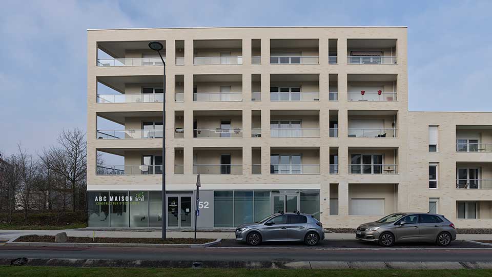 Programme immobilier neuf - Horizon Park à Angers (49) - Façade de la résidence - Lamotte