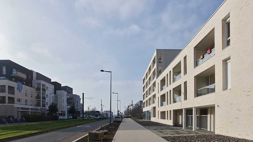 Programme immobilier neuf - Horizon Park à Angers (49) - Vue rue - Lamotte