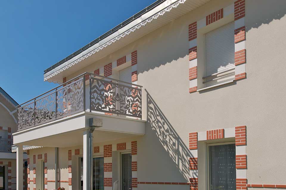 Programme immobilier neuf - Les Villas du Golf à Pornic (44) - Zoom architectural - Lamotte