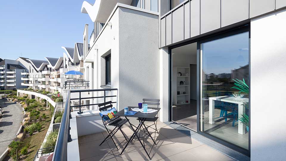 Programme immobilier neuf - Nouvelle Vague au Pouliguen (44) - Balcon - Lamotte