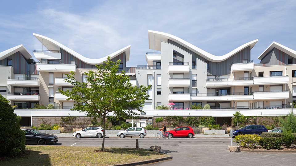 Programme immobilier neuf - Nouvelle Vague au Pouliguen (44) - Façade - Lamotte