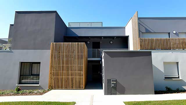 Programme immobilier neuf - Villas Méliès au Rheu (35) - Façade - Lamotte