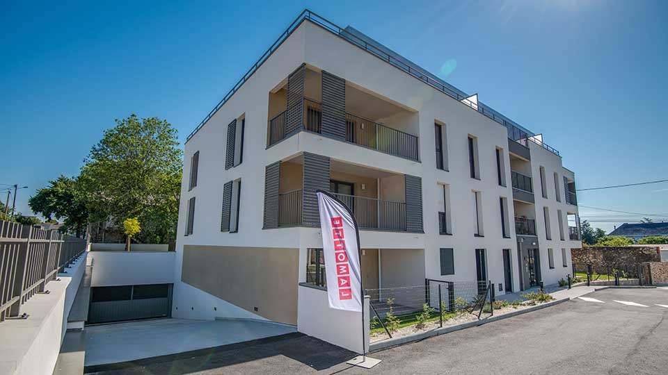 Programme immobilier neuf - Coeur Village à Saint-Herblain (44) - Façade - Lamotte