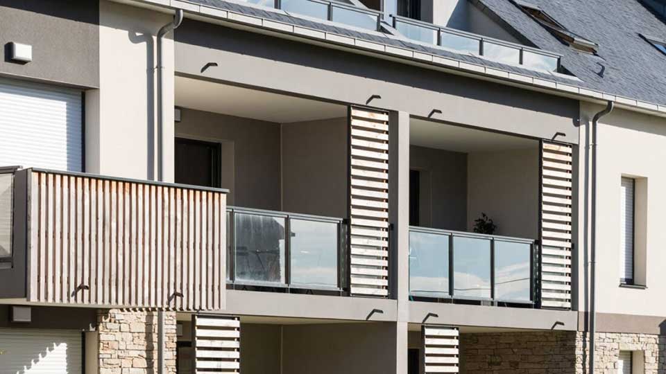 Programme immobilier neuf - Le Clos Bastille à Saint-Malo (35) - Balcon - Lamotte