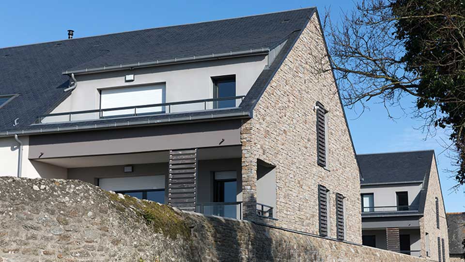 Programme immobilier neuf - Le Clos Bastille à Saint-Malo (35) - Zoom architectural - Lamotte