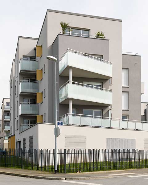 Programme immobilier neuf - Liloé 2 à Saint-Malo (35) - Vue d'angle - Lamotte