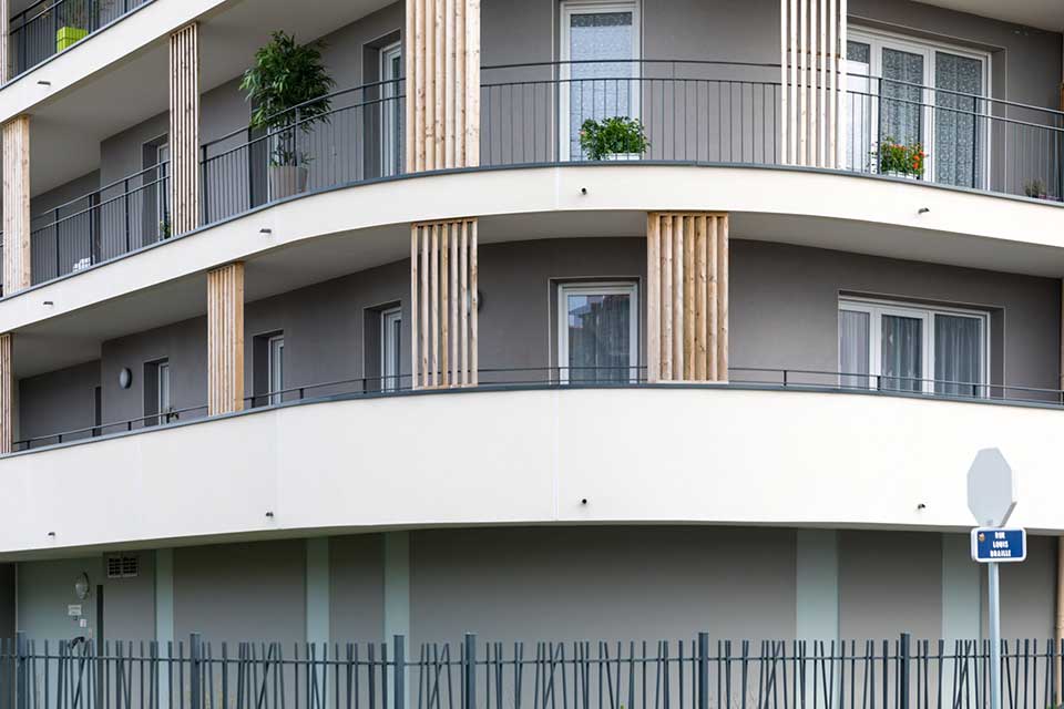 Programme immobilier neuf - Les Opalines à Saint-Malo (35) - Zoom architectural - Lamotte