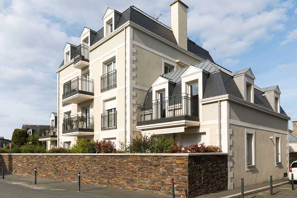 Programme immobilier neuf - Les Terrasses de Rivasselou à Saint-Malo (35) - Façade - Lamotte