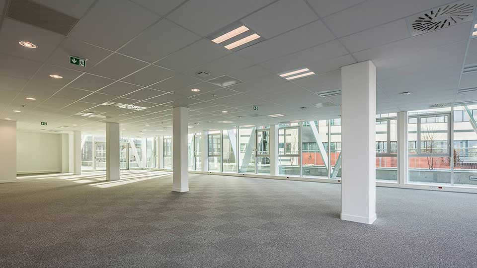 Programme immobilier tertiaire - Le Stanford à Cesson-Sévigné (35) - Plateaux - Lamotte