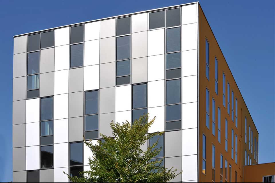 Programme immobilier tertiaire - Le Sextant à Rennes (35) - Vue d'angle - Lamotte