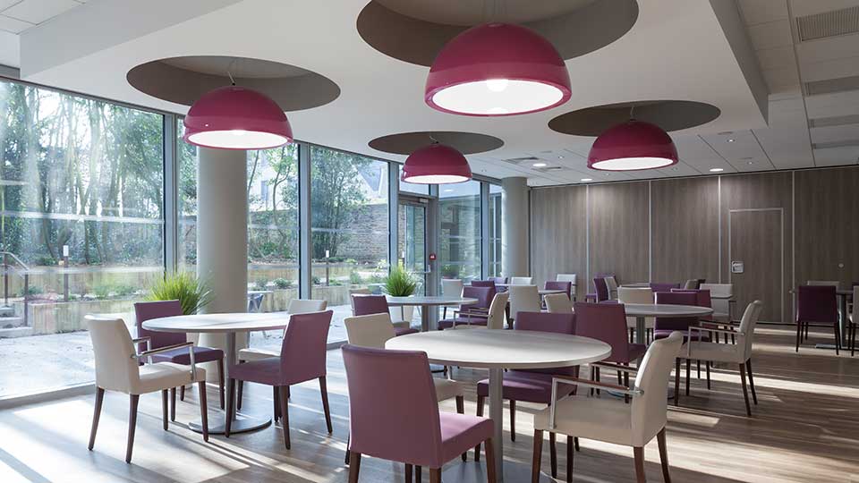 Résidence services seniors - Carré Nobilis à Rennes (35) - Salle de restauration - Lamotte