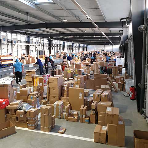 Bâtiment logistique clé en main - Chronopost au Havre (76) - Colis - Corétech / Lamotte