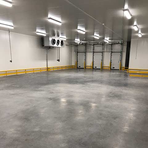 Bâtiment logistique clé en main - Chronopost au Havre (76) - Intérieur 1 - Corétech / Lamotte