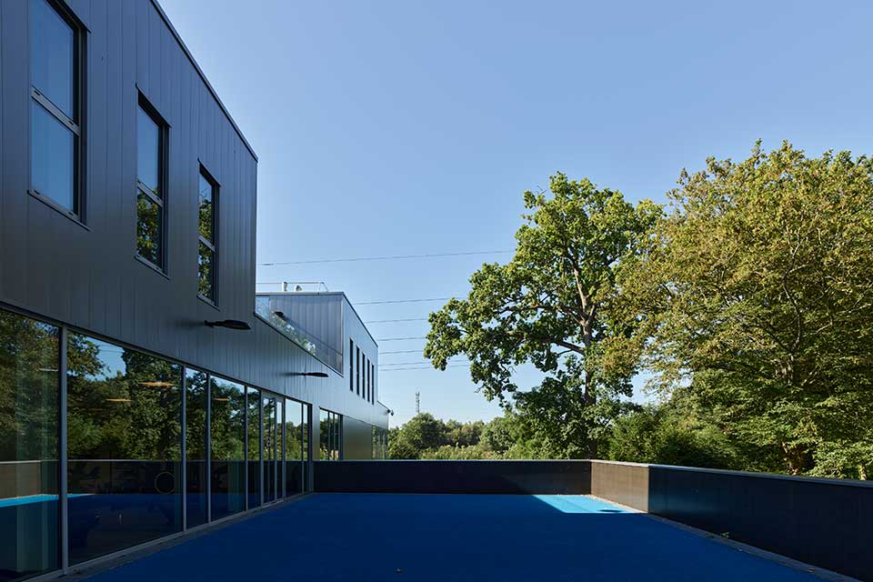 Centre médico-sportif clé en main - Vivalto Sport à Saint-Grégoire (35) - Terrasse - Lamotte