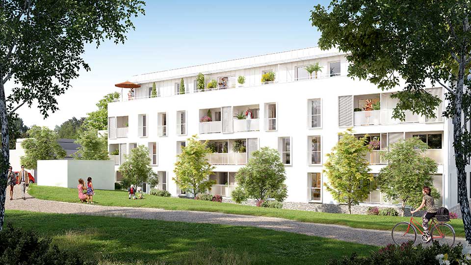Programme immobilier neuf - Villa Bianca à Aytré (17) - Perspective - Lamotte