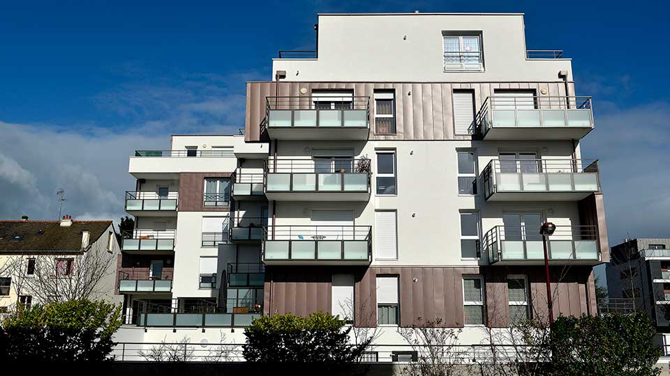 Programme immobilier neuf - Rive de Sienne à Cesson-Sévigné (35) - Façade - Lamotte