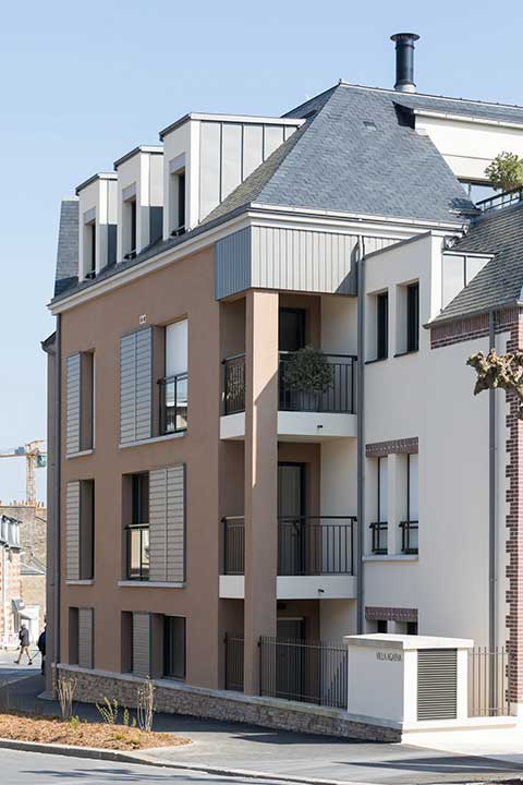 Programme immobilier neuf - Villa Agatha à Dinard (35) - Zoom vertical - Lamotte