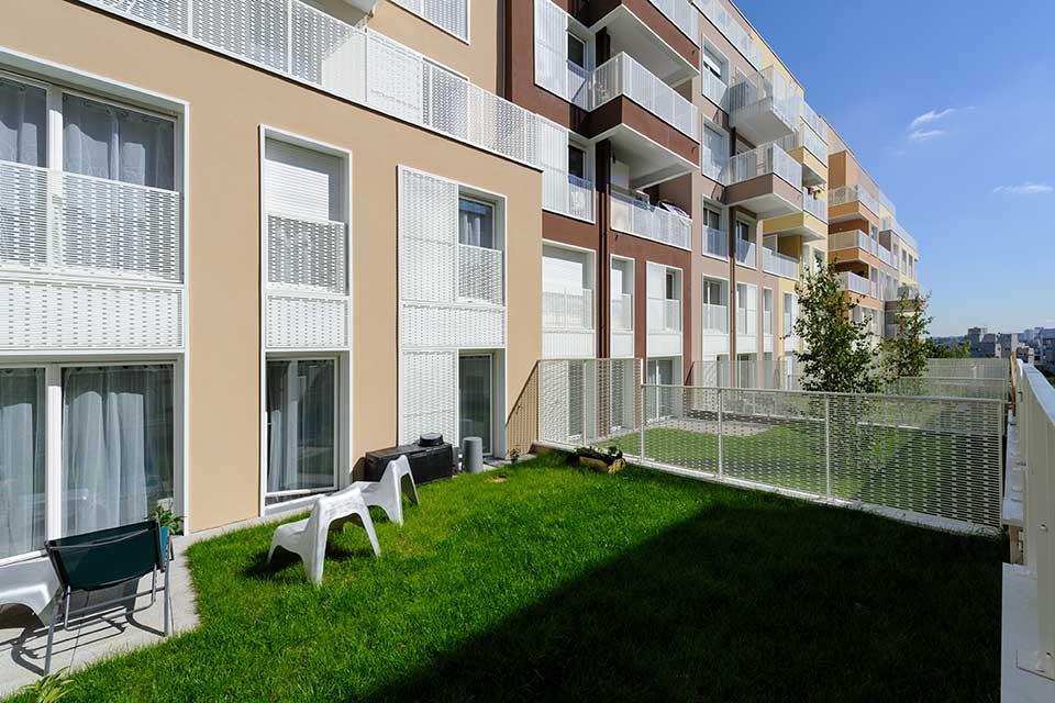 Programme immobilier neuf - Mosaïques à Ivry-sur-Seine (94) - Jardin privatif - Lamotte