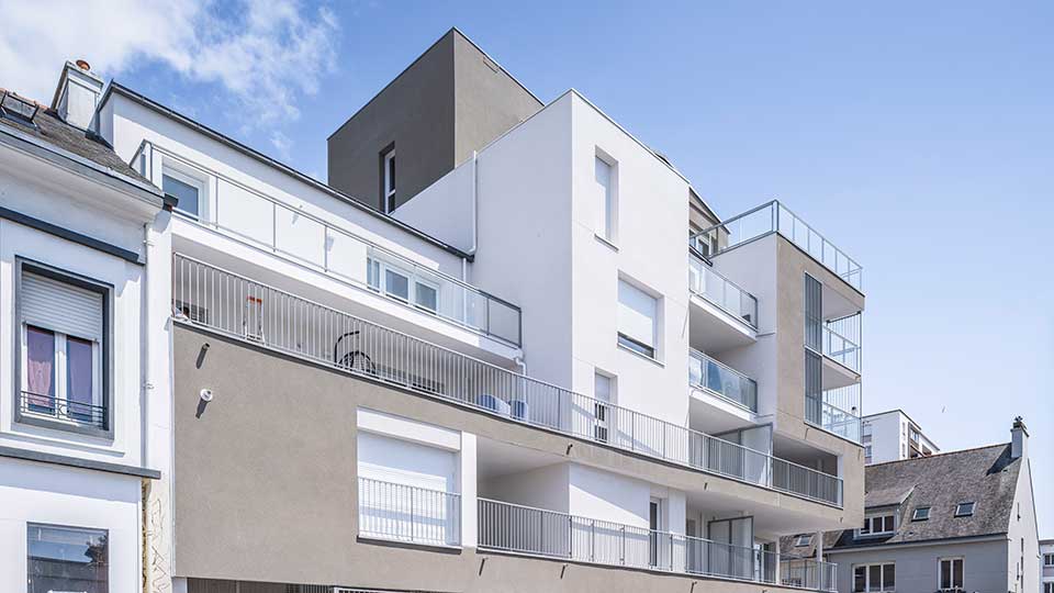 Programme immobilier neuf - Meije à Lorient (56) - Façade - Lamotte