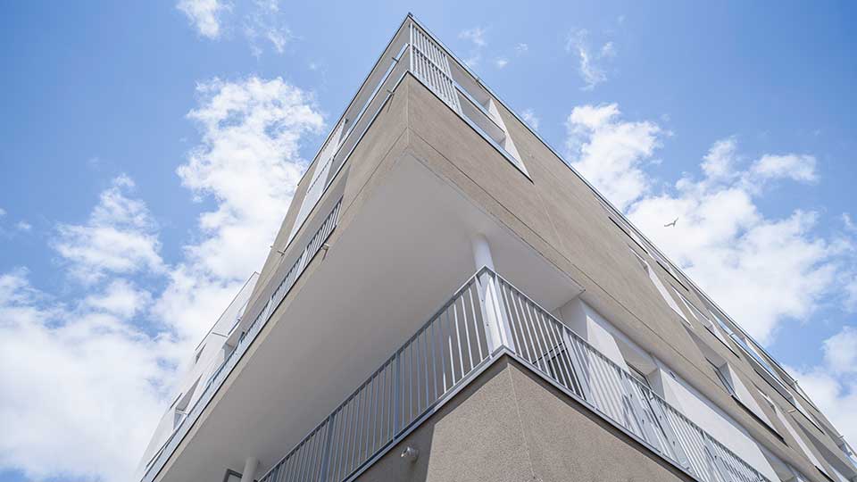 Programme immobilier neuf - Meije à Lorient (56) - Zoom architectural - Lamotte
