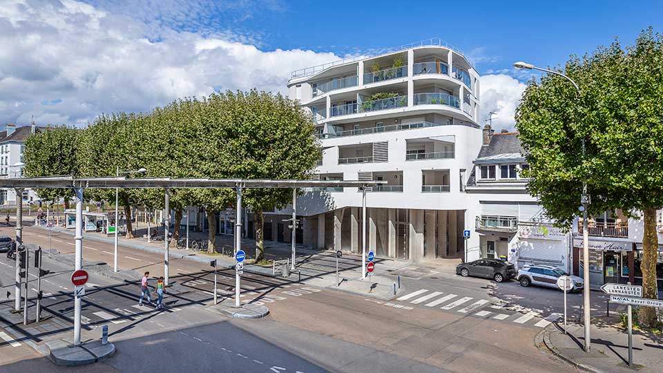 Programme immobilier neuf - Quai Chazelles à Lorient (56) - Référence - Lamotte