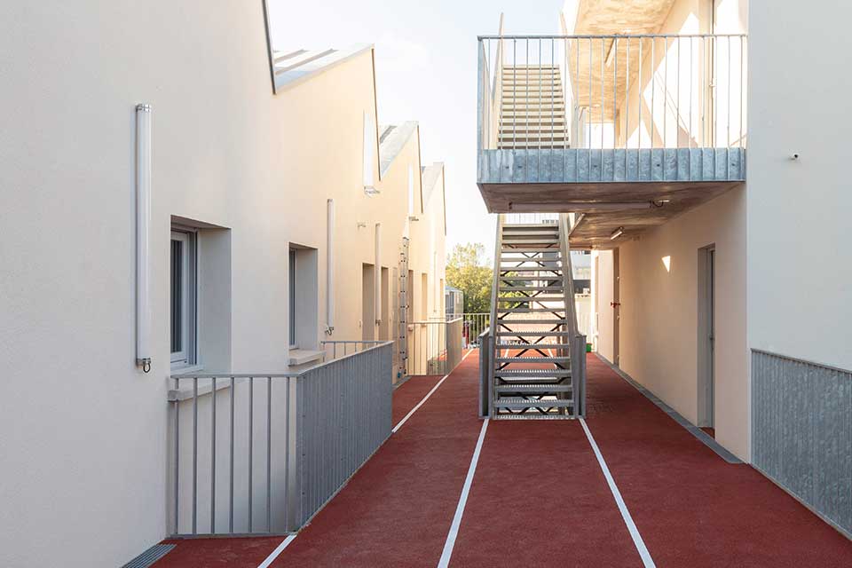 Programme immobilier neuf - L'Atypik à Nantes (44) - Escalier - Lamotte