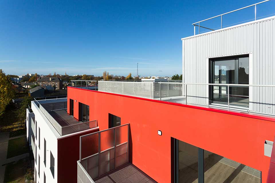 Programme immobilier neuf - Patio Bellini à Rennes (35) - Panorama - Lamotte