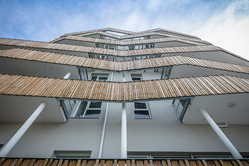 Programme immobilier neuf - Senséa à Rennes (35) - Zoom architectural - Lamotte