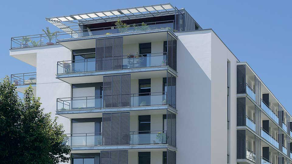 Programme immobilier neuf - Villa Baudelaire à Rennes (35) - Zoom sur les balcons - Lamotte