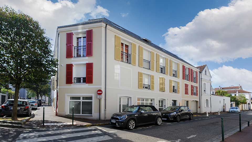 Programme immobilier neuf - Villa Joséphine à Rueil-Malmaison (92) - Vue d'angle - Lamotte