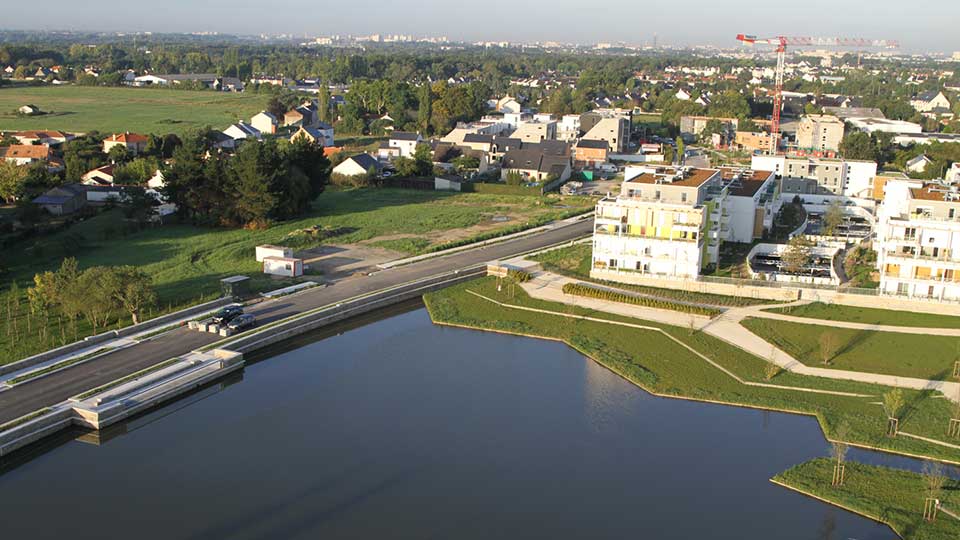 Programme immobilier neuf - Naturéa à Sainte-Luce-sur-Loire (44) - Aménagement extérieur - Lamotte