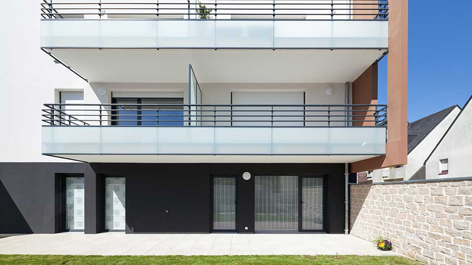 Programme immobilier neuf - Villa Raphaële à Vannes (56) - Balcons - Lamotte