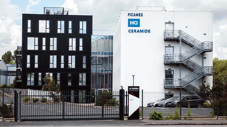 Programme immobilier tertiaire - Le Soren à Carquefou (44) - Entrée - Lamotte