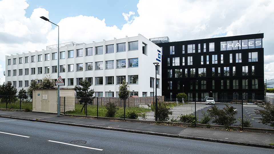 Programme immobilier tertiaire - Le Soren à Carquefou (44) - Façade - Lamotte