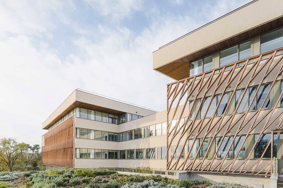 Programme immobilier tertiaire - JFK à Mérignac (33) - Arrière du bâtiment - Lamotte