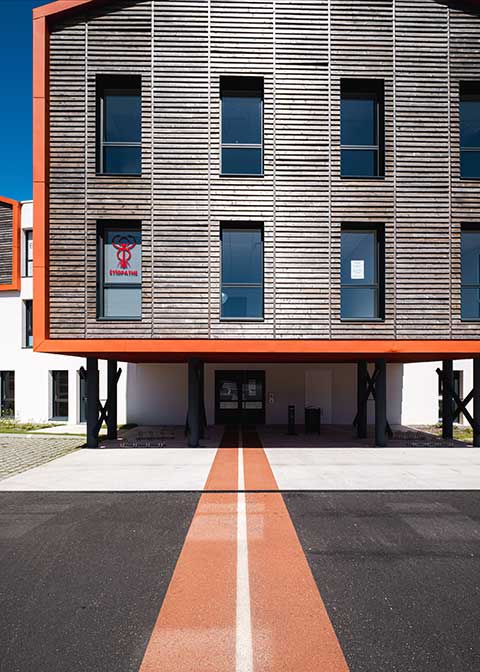 Programme immobilier tertiaire - Le Palafito à Pornic (44) - Zoom architectural - Lamotte