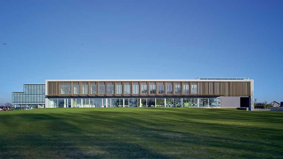 Programme immobilier tertiaire - Polaris à Saint-Grégoire (35) - Façade arrière - Lamotte