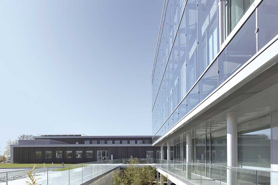 Programme immobilier tertiaire - Polaris à Saint-Grégoire (35) - Zoom architectural - Lamotte