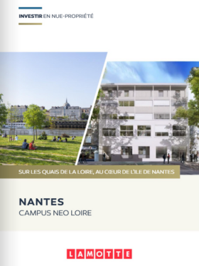 Programme immobilier neuf - Campus Neo Loire Nue-propriété à Nantes (44) - Plaquette commerciale - Lamotte