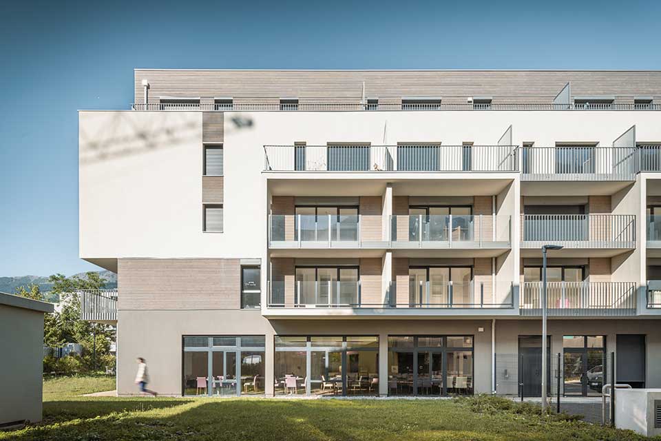 Résidence services seniors - L'Écrin du Mont-Blanc à Sallanches (74) - Façade - Lamotte