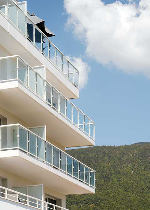 Résidence services seniors - Valse'Rose à Valserhône (01) - Balcons - Lamotte