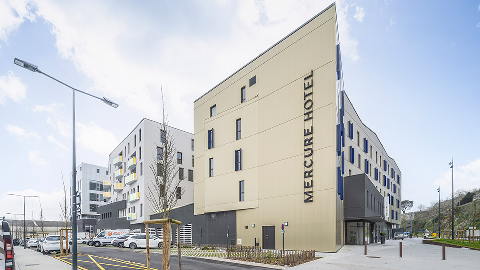 Programme immobilier mixte - Nouveau Monde à Brest (29) - Hôtel Mercure - Lamotte